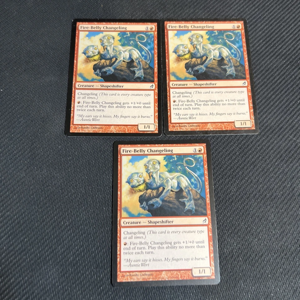 Fire-belly Changling  Magic The Gathering Mtg Lorwyn Card 3 - Image 1 of 4