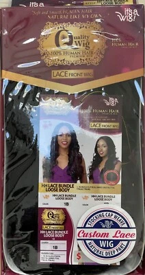 It's a Wig Cabelo Humano Premium Mix Peruca Frontal de Renda HH RENDA CORPO SOLTO - Imagem 1 de 3