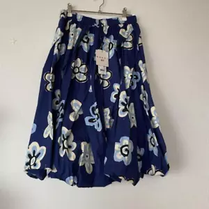 UNIqlo x Marni Rock Ballonform Blau Blumenmuster Japan Größe L (US S-M) - Bild 1 von 4