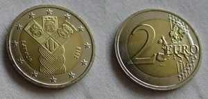 2 Euro Bi-Metall Münze Litauen 2018 100 Jahre Unabhängigkeit (158417) - Bild 1 von 1