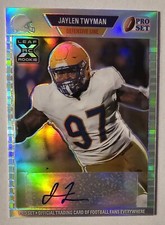 2021 Leaf Pro Set Metal 1989 Auto Silver Rainbow /20 Jaylen Twyman #PA-JT1 Auto