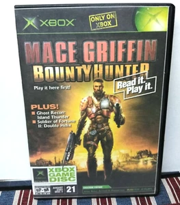 Disco de demostración oficial Xbox agosto 2001 #21 MACE GRIFFIN BOUNTY HUNTER - FUNDA RARA - Imagen 1 de 5