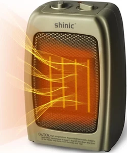 Space Heater for Indoor Use, 1500W/750W Ceramic Space Heater, 1S Fast Heat, Over - Picture 1 of 12