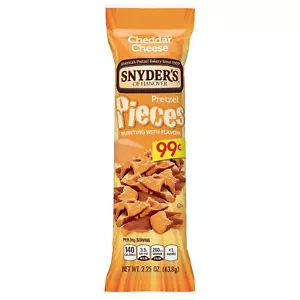 Snyders Brezelstücke Cheddar Käse 2,25 Unzen Tuben (9er Pack) - Bild 1 von 12
