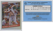 2020 Panini Donruss Optic Retro 1986 Holo Prizm Rickey Henderson #R86-4 HOF
