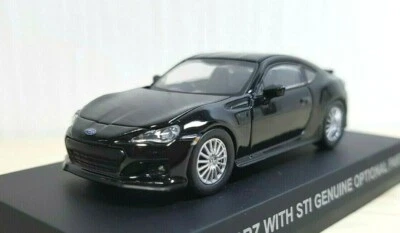 1/64 Kyosho SUBARU BRZ CON PIEZAS OPCIONALES STI originales modelo de coche fundido a presión negro  Foto 1 de 3