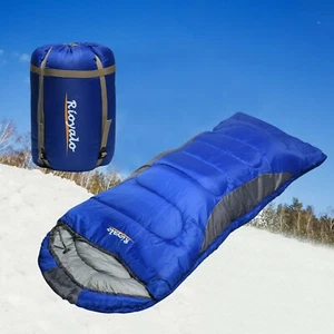 Adult Cold Weather Sleeping Bag For Big & Tall w/t Sack - 0 degree Waterproof 4S - Picture 1 of 6