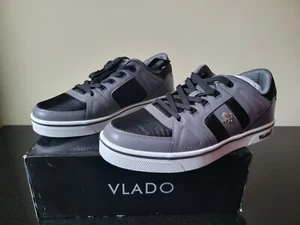 New in Box Vlado Apollo Mens Grey / Black Sneakers - Picture 1 of 6