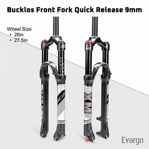 Mountain Bike Front Air Suspension EBike Fork Front Suspension 26/27.5 inch UK - Picture 1 of 5