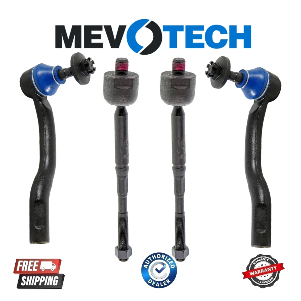 NUEVO MEVOTECH 4 PIEZAS Extremo de barra de amarre de dirección interior y exterior delantero para Toyota Prius 10-15 Foto 1 de 1