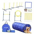 Dog Agility Training Equipment Set, Outdoor& Indoor, Deluxe Obstacle Course 