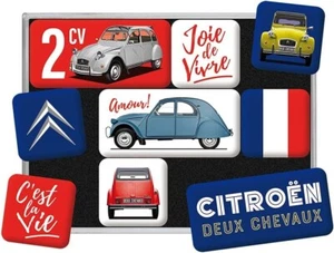 Nostalgic-Art Set di 9 Magneti Calamite Vintage Citroen – C'est la vie – 83126 - Imagen 1 de 7