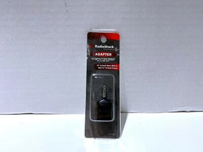 RadioShack Y-Adapter 1/8” 3.5mm Stereo Male To Dual 1/8” 3.5mm Stereo Female - Image 1 of 2