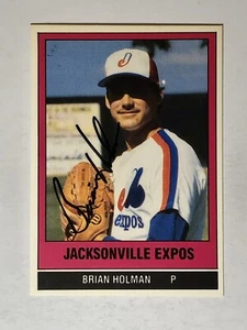 Brian Holman signierte 1986 TMCA Karte #23 Montreal Expos - Bild 1 von 1