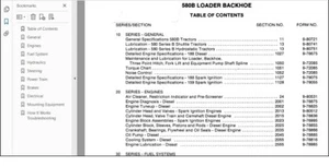 Case 580 B Construction King loader backhoe Service Manual - Picture 1 of 3