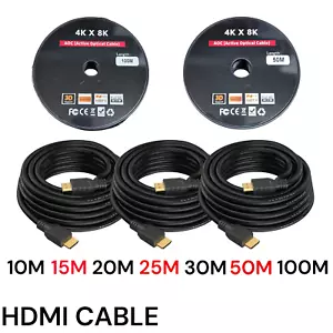 10M 15M 20M 25M 30M 50M 100M METER V2.0 1080 4K UHD Glasfaser HDMI Kabel - Bild 1 von 18