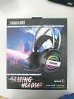 Authentic Maxell Gaming Headset with RGB Lighting 3.5mm USB PC MXH-GM10 FreeShip