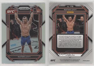 2023 Panini Prizm UFC Silver Prizm Natan Levy #176 Rookie RC