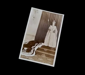 Queen Elizabeth II Royal Coronation Real Photo Post Card Royalty Postcard RPPC 2 - Picture 1 of 24