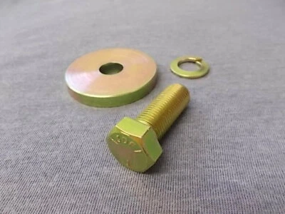 Ford Essex V6 H/T ZINC & COLOUR Plated Front Crankshaft Pulley Bolt Thick Washer - Image 1 of 2