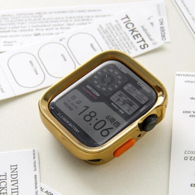 Soft Bumper Case For Apple Watch Ultra 49mm 10 9 8 7 6 SE 45/41/46mm Armor Cover - Image 1 of 4