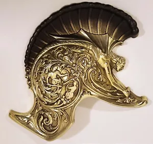CASCO DA SOLDATO VINTAGE SIROCO DA APPENDERE 1972 GLADIATORE ROMANO ORO GLADIATORE DIMENSIONI VITALI - Foto 1 di 6