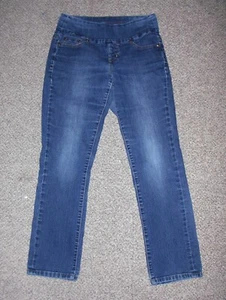 JAG Jeans Damen Pull On High Rise Straight Größe 6 Kurz Stretch Bund Schlankmacher - Bild 1 von 4