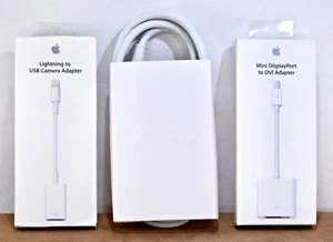 Lot adaptateur + câble d'alimentation original Apple MD821AM/A MB570Z/B MacBook Air Pro iMac - Photo 1/9