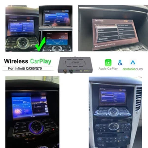 For Infiniti Wireless Apple Carplay Android Auto 2015-2019 Q70 QX60 Interface US - Picture 1 of 9