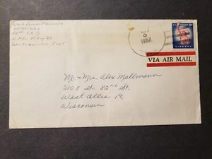 NAVY #20 SOUTH POLE. ANTARCTICA 1957 Naval Cover 53rd TCS Air Force - Picture 1 of 2