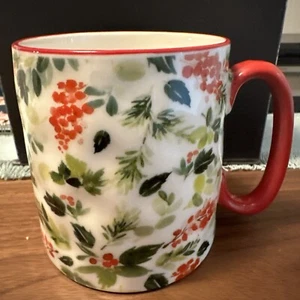 Floral Coffee Mug 10 Strawberry Street 14 oz Colorful Flowers - Picture 1 of 5