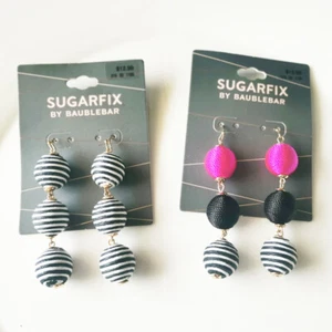Neu Sugarfix Perlen Tropfen Ohrringe Geschenk Mode Frauen Party Schmuck 2 Farben ausgewählt - Bild 1 von 6