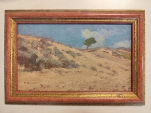 BIB 6-ÖL AUF SCHILD-SIGNIERT-FRANÇOIS CORBELLINI-LE MAQUIS CORSE-1955 - Bild 1 von 3