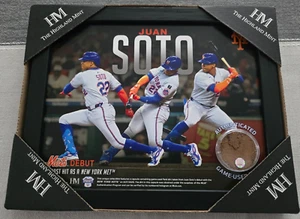 New York Mets The Highland Mint Game Used Dirt Capsule Plaques  Soto NLDS - Picture 1 of 2