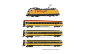 Arnold E-Lok Rh 386 mit 3 Reisezugwagen, Regiojet, Ep. VI 2499_HN - Picture 1 of 1