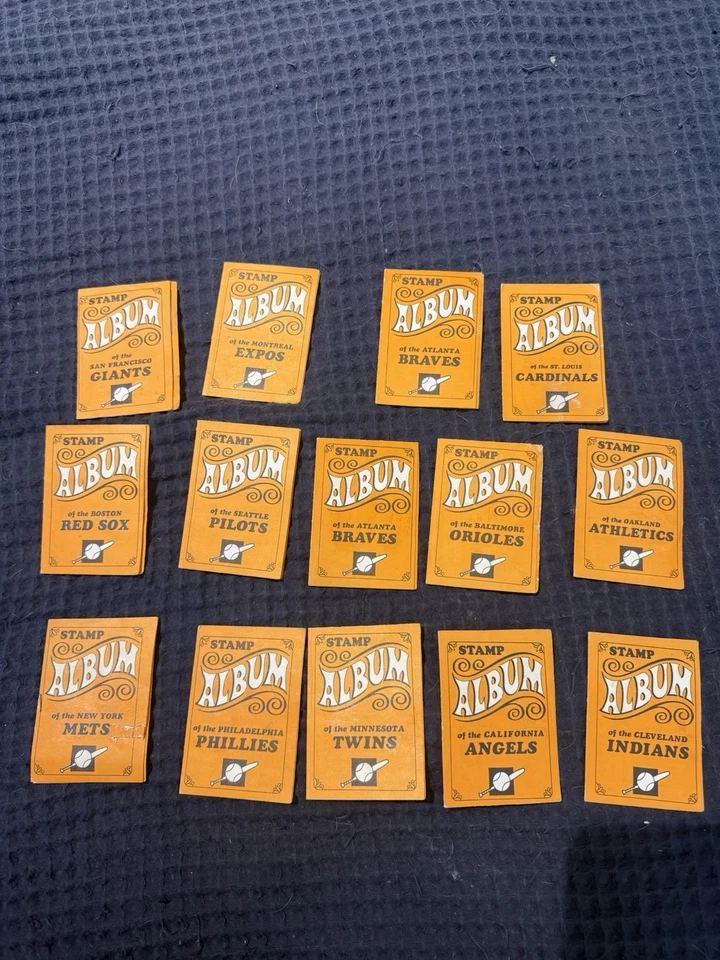 Colección de folletos de estampillas de béisbol Topps 1969 grandes de colección con estampillas. ¡Ver fotos! Foto 1 de 4
