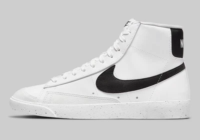 UK 10 EUR 45 ~ Nike Blazer Mid '77 NN Next Nature ~ DO1344-101 White Black - image 1 of 4