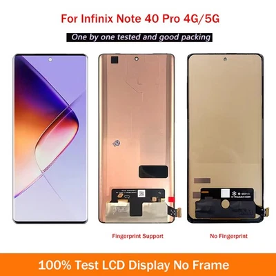TFT/AMOLED For Infinix Note 40 Pro 4G/5G LCD Display Screen Touch Digitizer