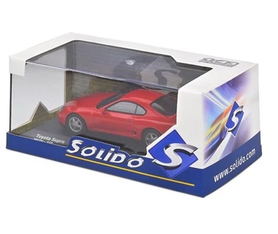 Toyota Supra MK4 rot - Solido (1/43) Modellauto Model Car - Bild 1 von 4