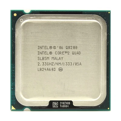 Intel CPU CORE 2 QUAD Q8200 Processor 2.33GHz/4M/1333MHz - Image 1 of 2
