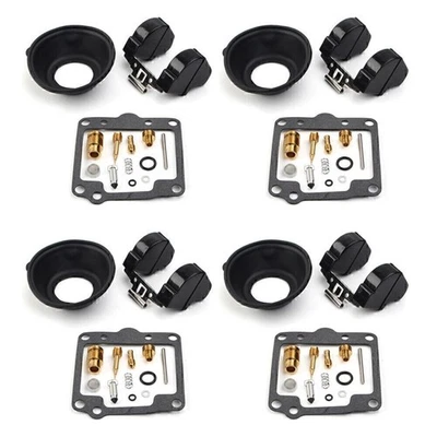 PARA Yamaha XS1100 XS1100L XS1100S 4x Kit de Reparación de Carburador Diafragmas de Flotador de Carburador Foto 1 de 4