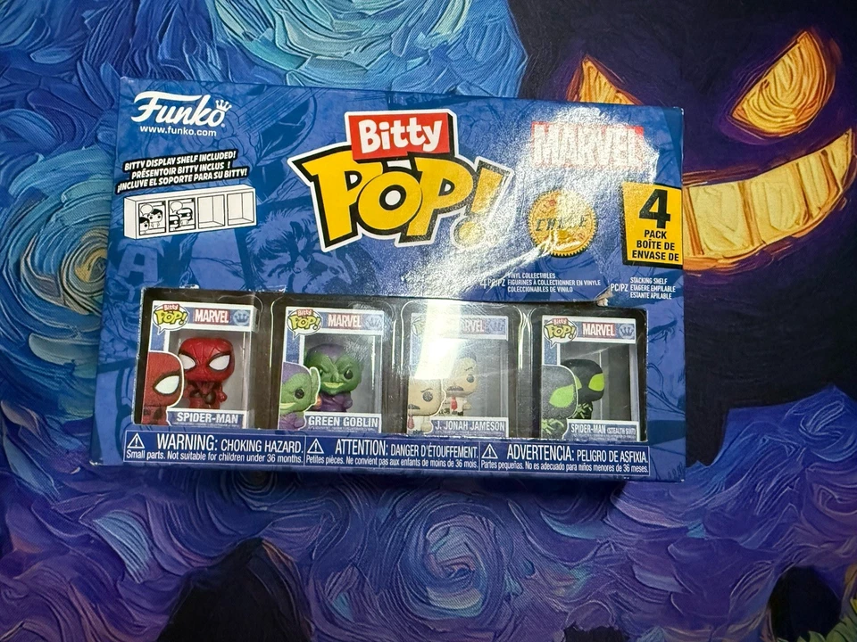 Funko Bitty POP!: Spider-Man - Spider-Man paquete de 4 [juguete nuevo] figura de vinilo, paquete de 4 Foto 1 de 1