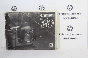 Canon T90 Manuale Istruzioni Uso Guida Proprietario Manuale Leggibile ma Nastro su Cover - Foto 1 di 8