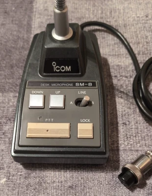 ICOM SM-8 Tischmikrofon für 2 Transceiver 8-Pol. - Icom, Amateurfunk, AFU - Bild 1 von 4