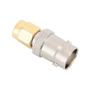 4Pcs Gold And Silver Nickel Plated Brass Bnc Female To Sma Male Adapter Co SPC - Zdjęcie 1 z 9