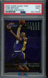 2000 KOBE BRYANT Fleer GAME TIME “ATTACK THE RACK” LAKERS #AR3 PSA 9 MINT - Picture 1 of 2