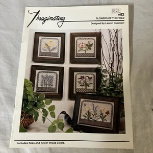 Imaginating Cross Stitch Pattern Chart Leaflet #82 FLOWERS OF THE FIELD FS! - Picture 1 of 3