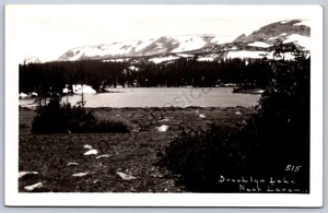 K39/ Laramie Wyoming RPPC Postcard c1940s Brooklyn Lake 248 - Picture 1 of 4
