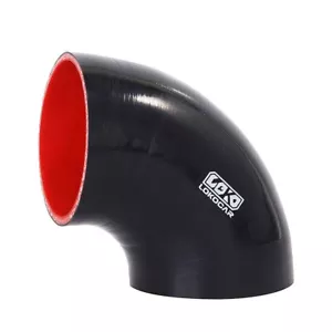 LokoCar Silicone Elbow Coupler Bend Hose 4.0" 102mm Turbo Joiner Pipe 90° Black - Bild 1 von 12