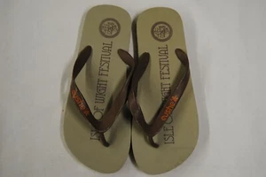 Île De Wight Festival Logo Cushe Plage Sandales Tongs Neuf Official Musique - Picture 1 of 4